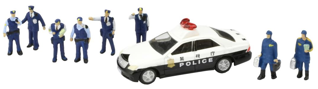 【美品】TOMYTEC パトカー 交番 警察署の人々 消防署の人々 警察官セット お値下げ・美品】パトカー 交番 警察署の人々 消防署の人々 警察